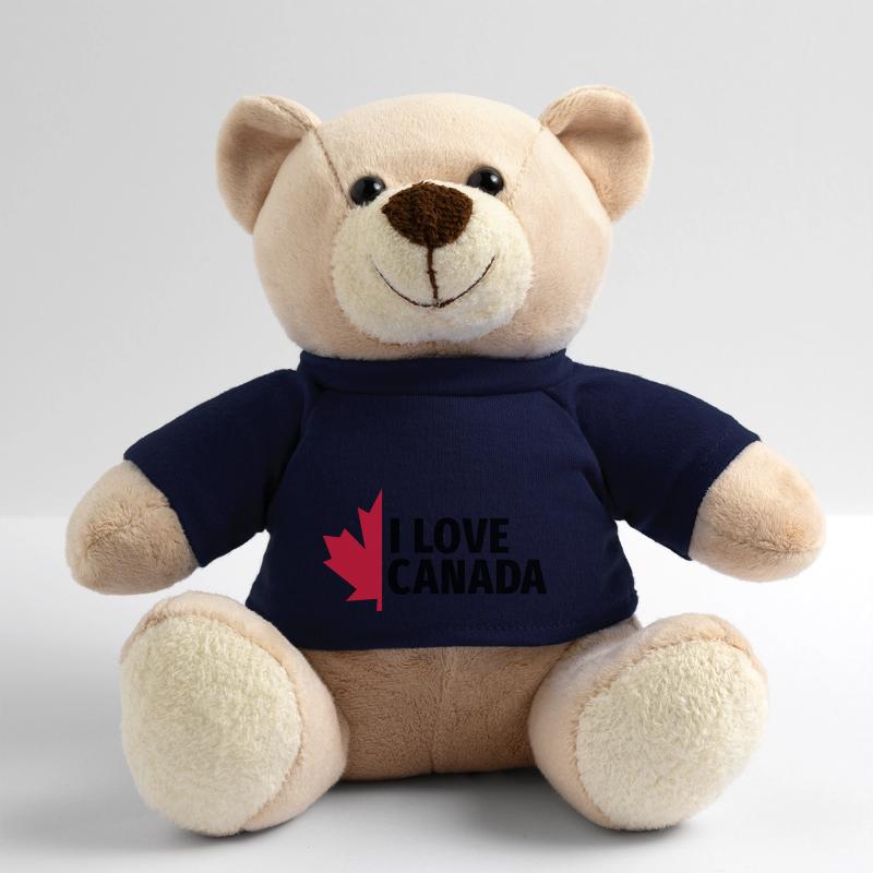 I love Canada Maple Leaf Canada Vancouver Ottawa Teddy Bear