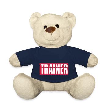 Logo de l'entraîneur rouge - Nounours - bleu marine - Devant
