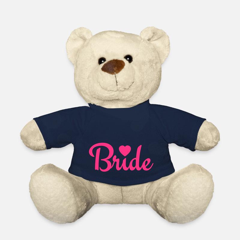 bride with heart 1c - Teddy Bear - french navy