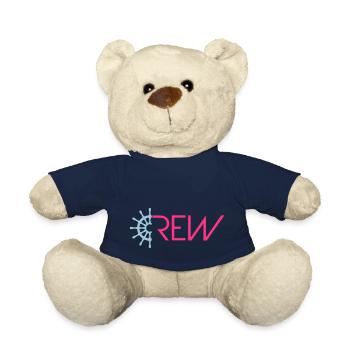Sailing Crew Sailing Team Ship Steering Wheel Text Logo - Teddy Bear - french navy - Front