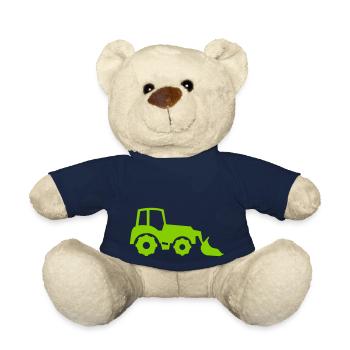 excavatrice - Nounours - bleu marine - Devant