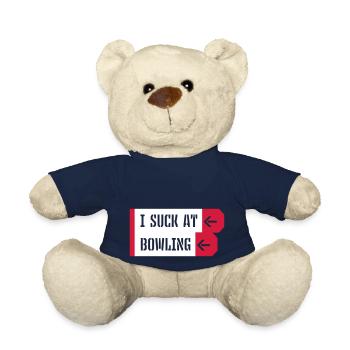 Je suis nul au bowling - Nounours - bleu marine - Devant