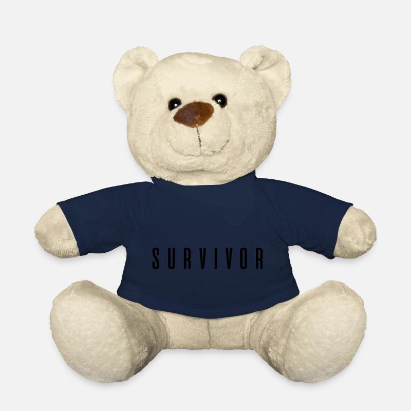 Survivor! Idée cadeau dit - Nounours - bleu marine