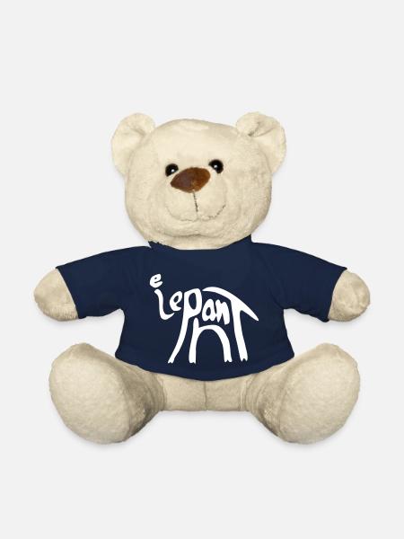 elephant - Teddy Bear - french navy