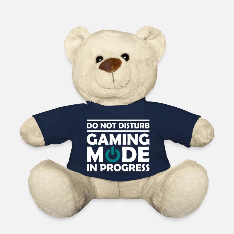 Gaming Mode In Progress - Teddy Bear - french navy