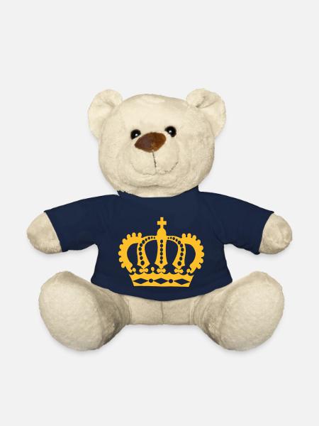 Crown Winner King Queen Princess - Nounours - bleu marine
