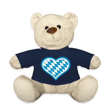 Bayern Herz - Teddy - French Navy - Vorne