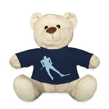 ski combines Nordic cross-country silhouette - Teddy Bear - french navy - Front
