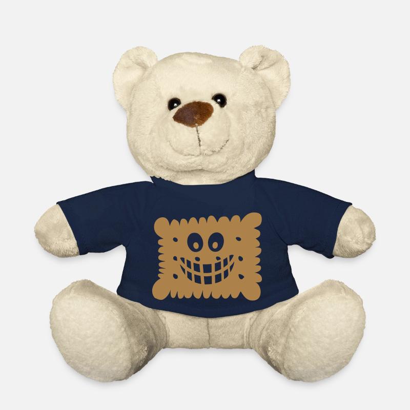 gateau sec petit beurre sourire biscuit - Nounours - bleu marine
