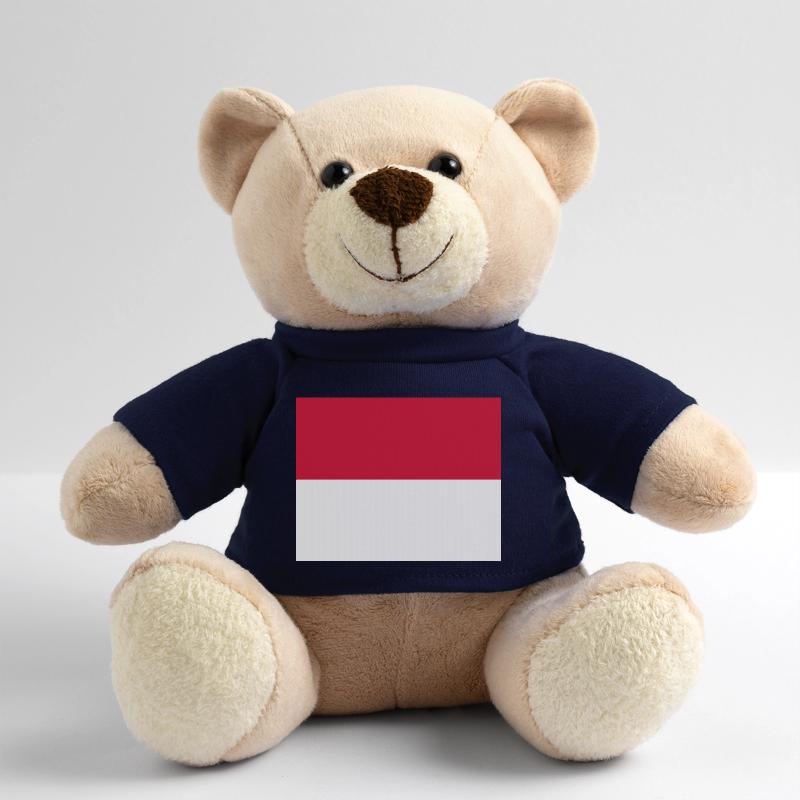 Monaco flag / Drapeau Monaco Teddy Bear