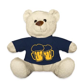 anstossen 2 freunde paar mass glas bayern deutschl - Teddy - French Navy - Vorne