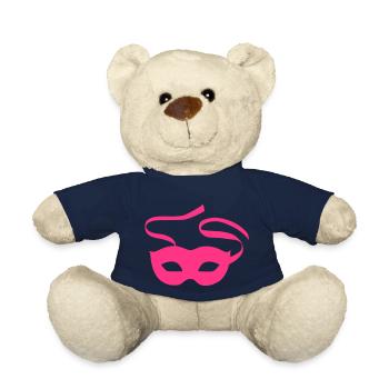 Theater Karneval Maske - Teddy - French Navy - Vorne