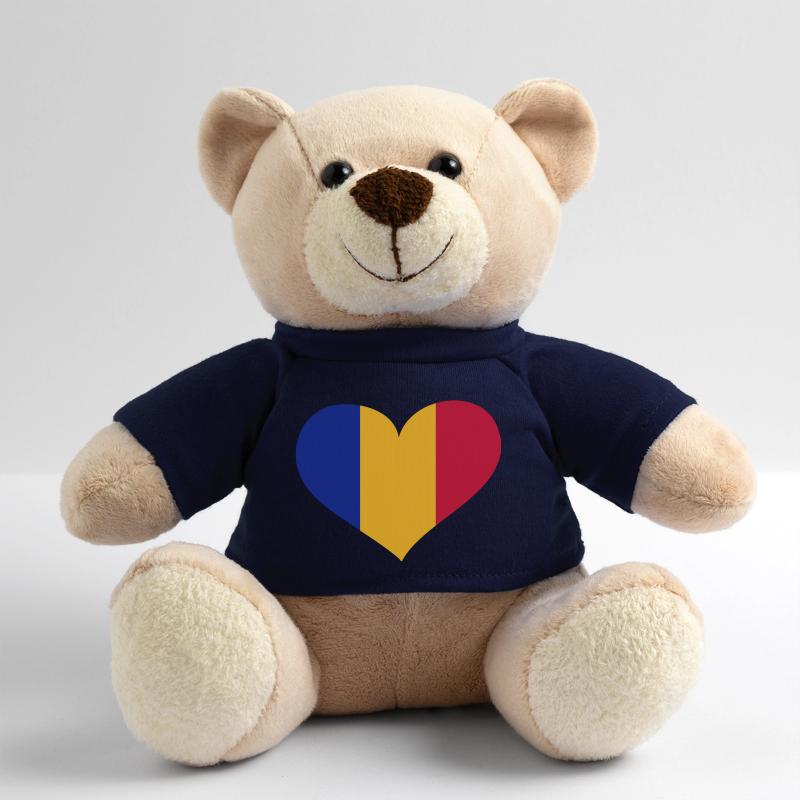 Rumänien Herz; Heart Romania Nounours