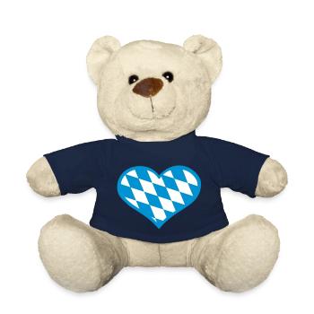 Bayern Herz - Teddy - French Navy - Vorne