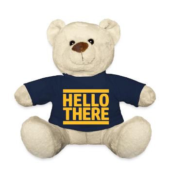 Bonjour jaune - Nounours - bleu marine - Devant
