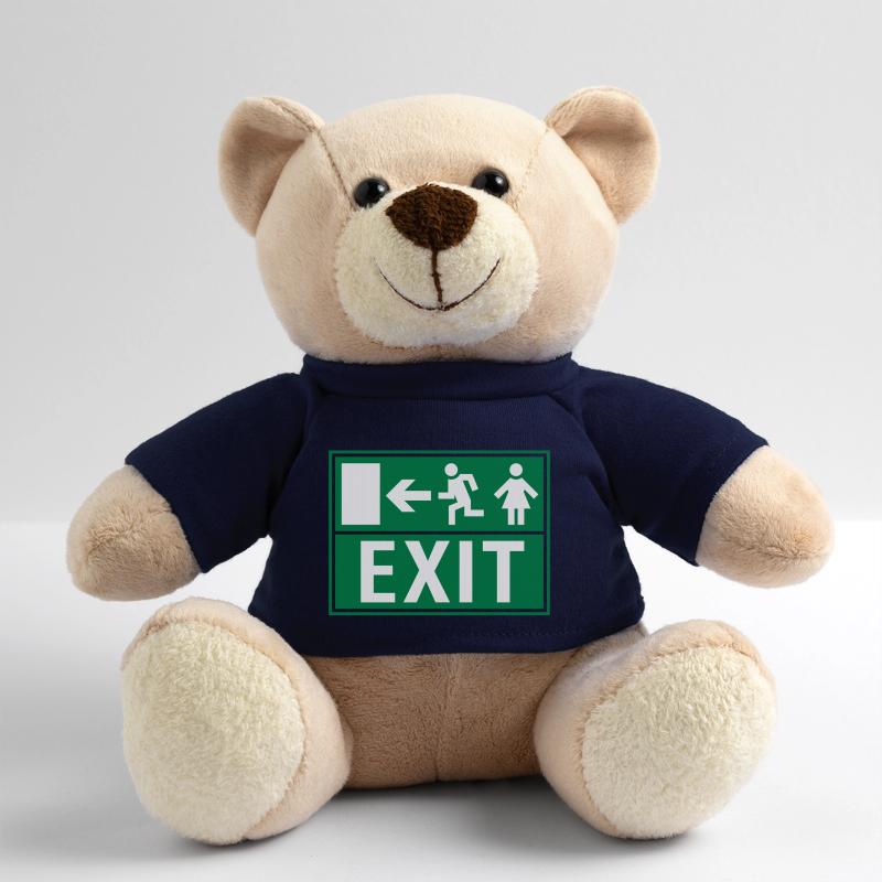 EXIT (NOTAUSGANG) Teddy Bear
