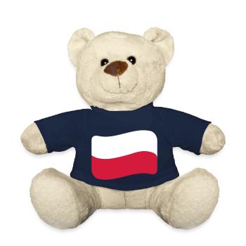 polen_flagge_2c - Teddy Bear - french navy - Front