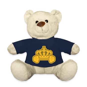 Conception du logo Krone Dumbbell - Nounours - bleu marine - Devant