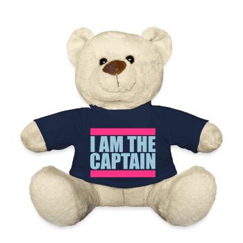 Je suis le capitaine marin disant texte citation logo - Nounours - bleu marine - Devant