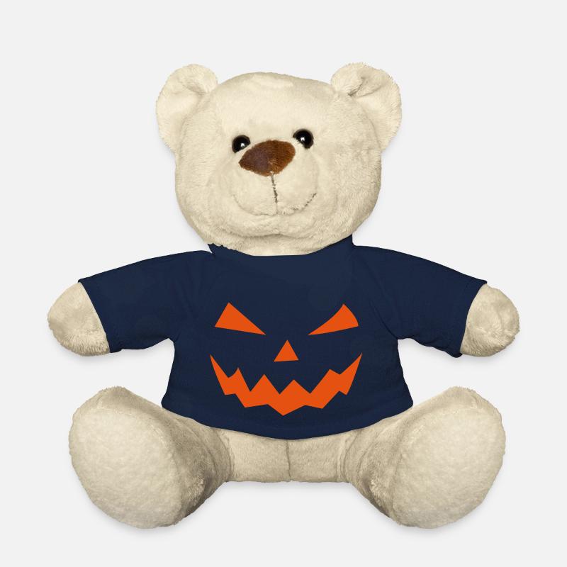 Halloween pumpkin design - Teddy Bear - french navy