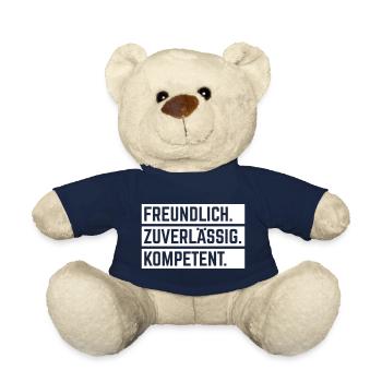 Freundlich – Zuverlässig – Kompetent (White) - Teddy - French Navy - Vorne