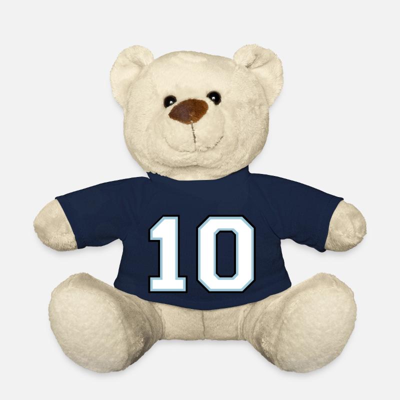 Nummer 10 (anpassbare Farben) - Teddy - French Navy