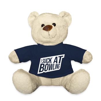 Je suis nul au bowling - Nounours - bleu marine - Devant