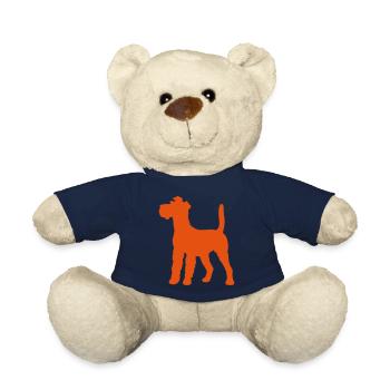 Irish Terrier Umhängetasche - Teddy - French Navy - Vorne