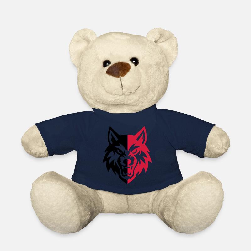 Logo de la tête de loup - Nounours - bleu marine