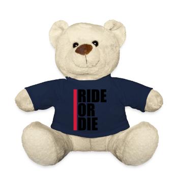 Bar Red Logo - Teddy Bear - french navy - Front