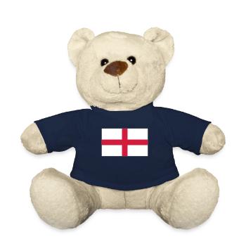 Drapeau national de l Angleterre - Nounours - bleu marine - Devant