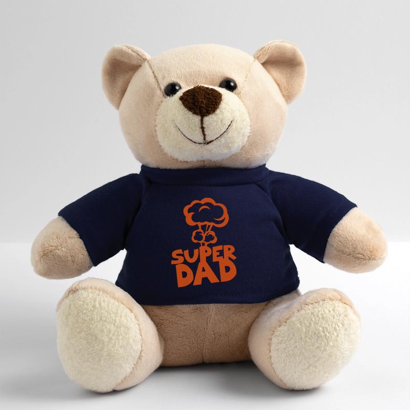 super dad nuclear explosion Teddy Bear