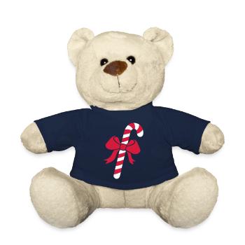 Candy cane - Teddy Bear - french navy - Front