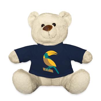 Geometric toucan - Teddy Bear - french navy - Front