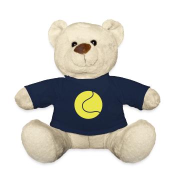 définir la forme de la simple balle de tennis - Nounours - bleu marine - Devant