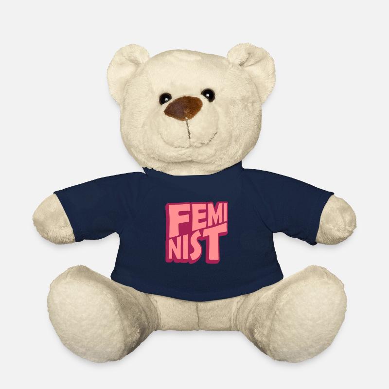 Feminist Aktivist Schriftzug - Teddy - French Navy
