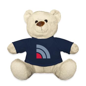 Mobile Phone Icon Wifi Connection Problems - Teddy Bear - french navy - Front
