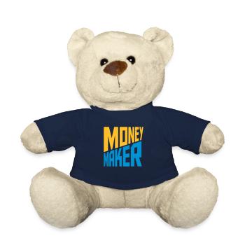 Text Money Maker réussi - Nounours - bleu marine - Devant
