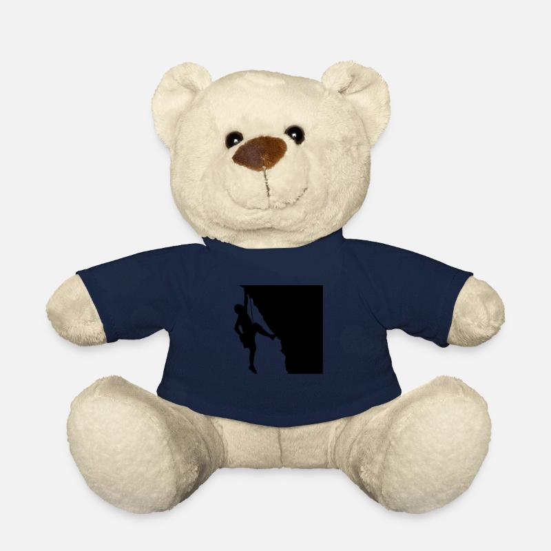 Silhouette d’alpiniste d’escalade - Nounours - bleu marine