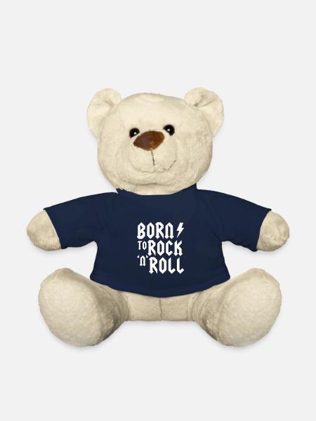 Born to rock n roll - Nounours - bleu marine