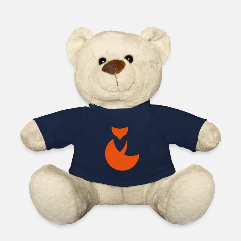 Fuchs, Silhouette, Füchse, Illustration, Orange - Teddy - French Navy