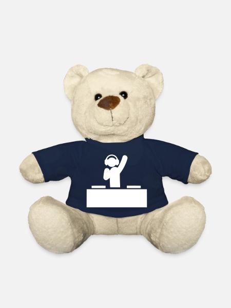 DJ producteur de musique Techno Outfit Music Partymaker - Nounours - bleu marine