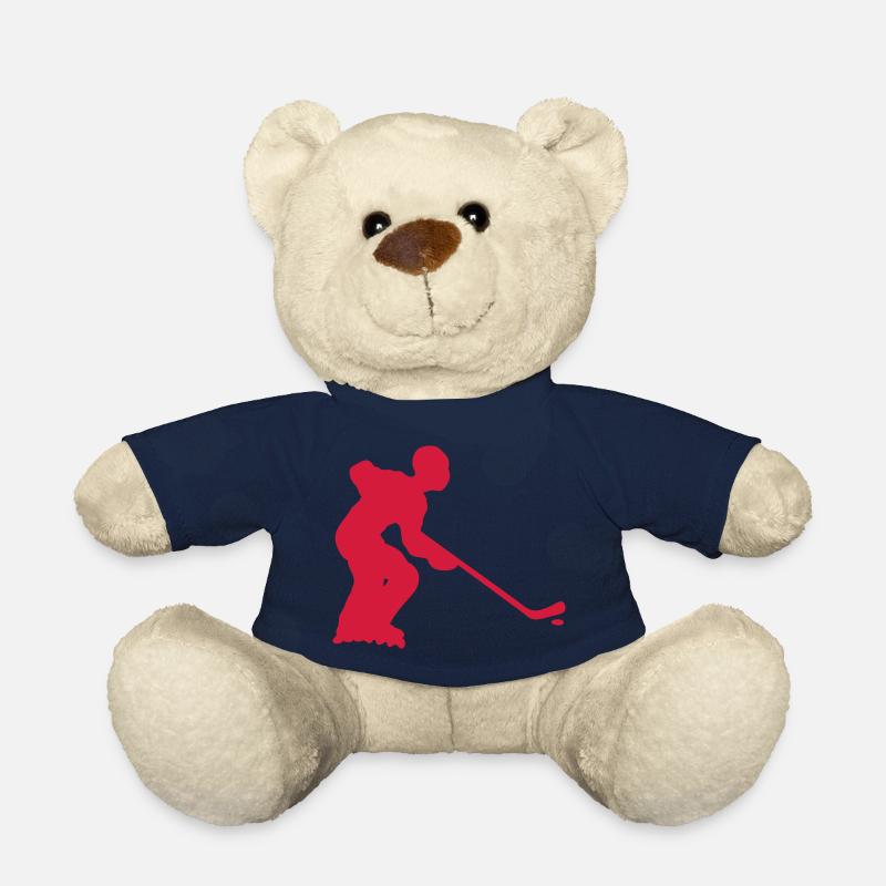 Roller Inline Hockey Silhouette Charakter - Teddy - French Navy