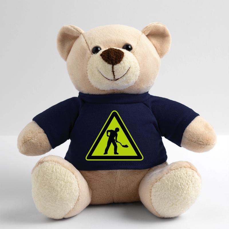Road construction sign construction site 1 Teddy Bear