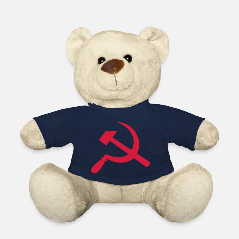 marteau et la faucille - Nounours - bleu marine