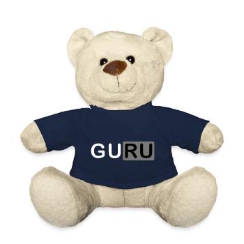 ★ Design colors changeable ★ For all gurus - Teddy Bear - french navy - Front