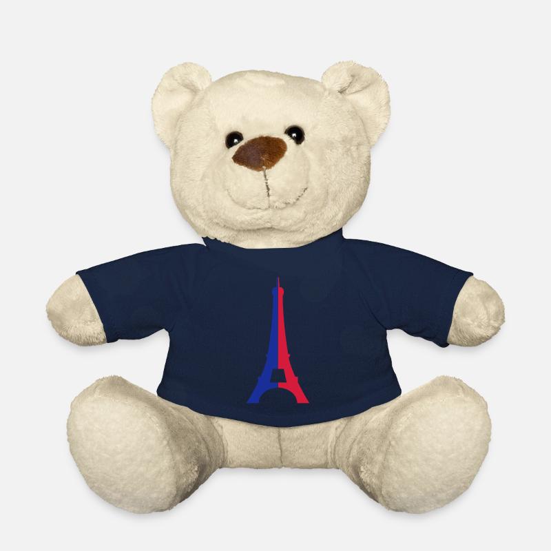 Tolles Design für Sticker von Paris - Teddy - French Navy