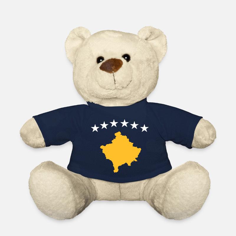 Kosovo Flag - Nounours - bleu marine