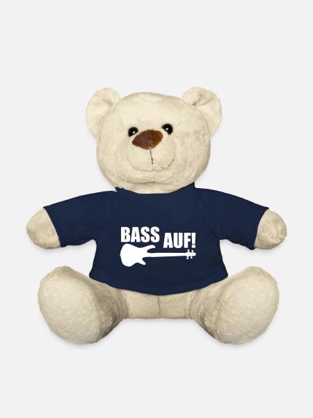 BASS AUF ! Bassist Geschenk lustiger Spruch - Teddy - French Navy