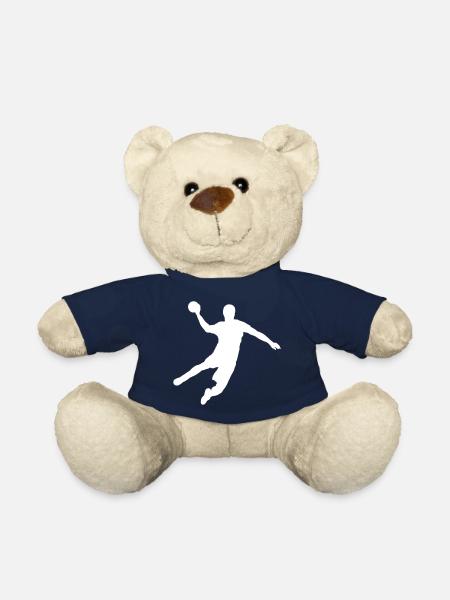 Handball players scoring - Teddy Bear - french navy